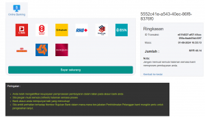 FPX Online Banking deposit instruction step 2